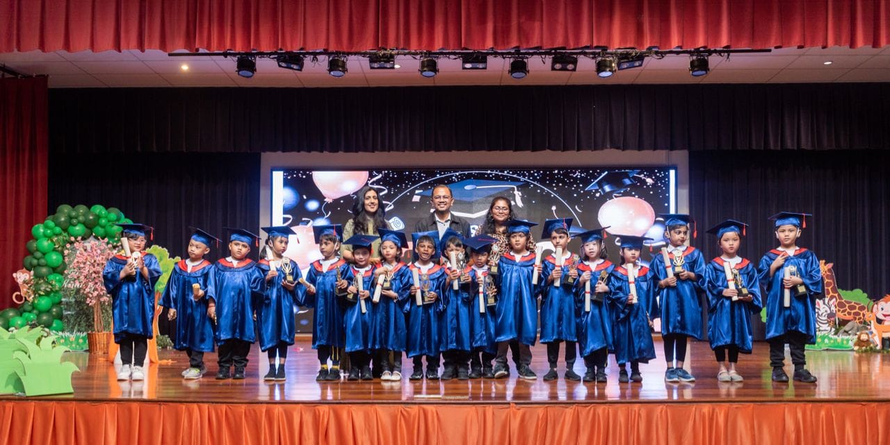 Children celebrating achievement